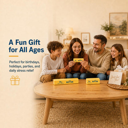 😌 Soft Butter Squishy Toy – Squeeze Away Stress, Fun Gift for All Ages 🧈