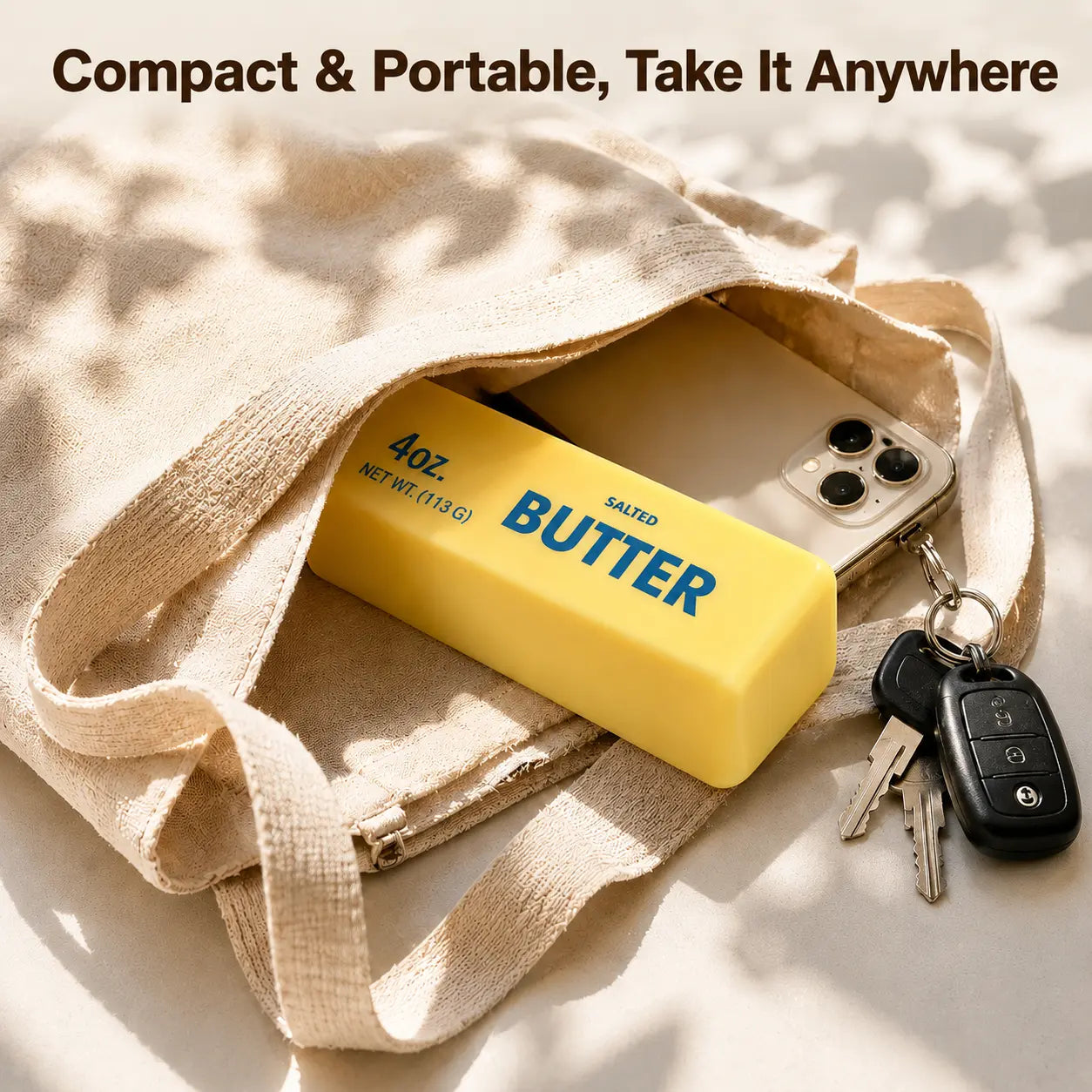 😌 Soft Butter Squishy Toy – Squeeze Away Stress, Fun Gift for All Ages 🧈