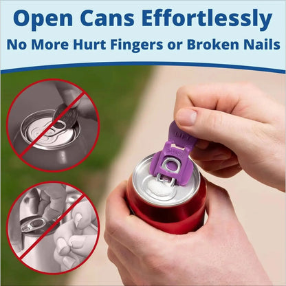 🥤  6-Pack Anti-Contamination Can Covers – Easy Tab Opener & Drink Protector