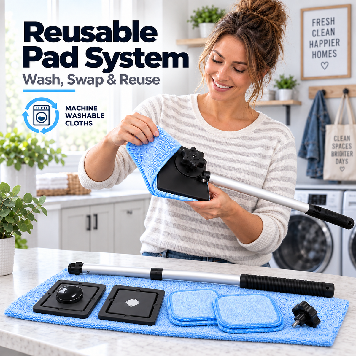 Dual-Side Magnetic Windshield Cleaner — Streak-Free Glass Kit