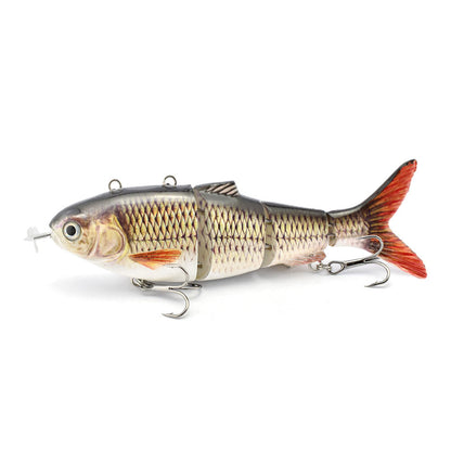 Lifelike Auto Swimming Fishing Lure – 5.12" Rechargeable Robotic Swimbait