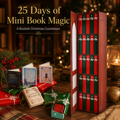 25-Day Mini Book Advent Calendar – 25 Tiny Books for Book Lovers