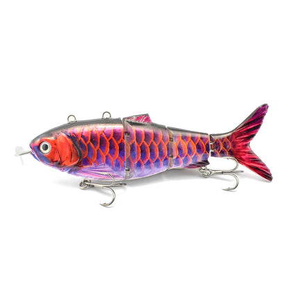 Lifelike Auto Swimming Fishing Lure – 5.12" Rechargeable Robotic Swimbait