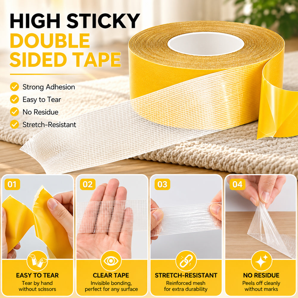 🔥BUY 1 GET 1 FREE ✨dbmgshop® Heavy-Duty Double Sided Tape
