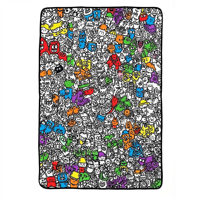🎨♻️ Reusable DIY Coloring Blanket – Perfect for Kids & Parents! 👨‍👩‍👧‍👦✨