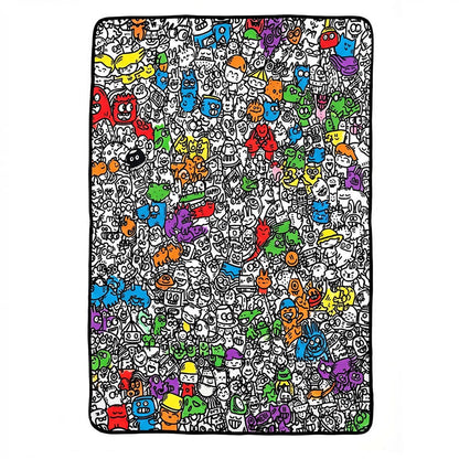🎨♻️ Reusable DIY Coloring Blanket – Perfect for Kids & Parents! 👨‍👩‍👧‍👦✨