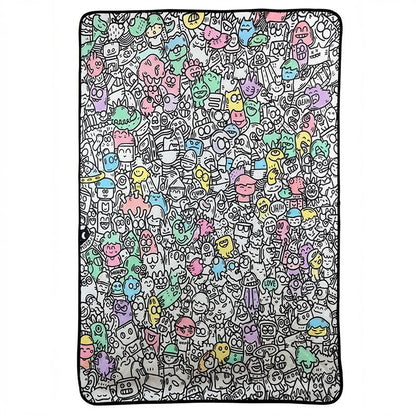 🎨♻️ Reusable DIY Coloring Blanket – Perfect for Kids & Parents! 👨‍👩‍👧‍👦✨