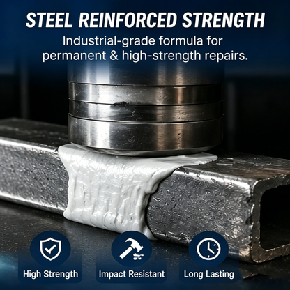 Steel-Reinforced Epoxy Repair Putty Kit – Fill Cracks, Gaps & Broken Surfaces