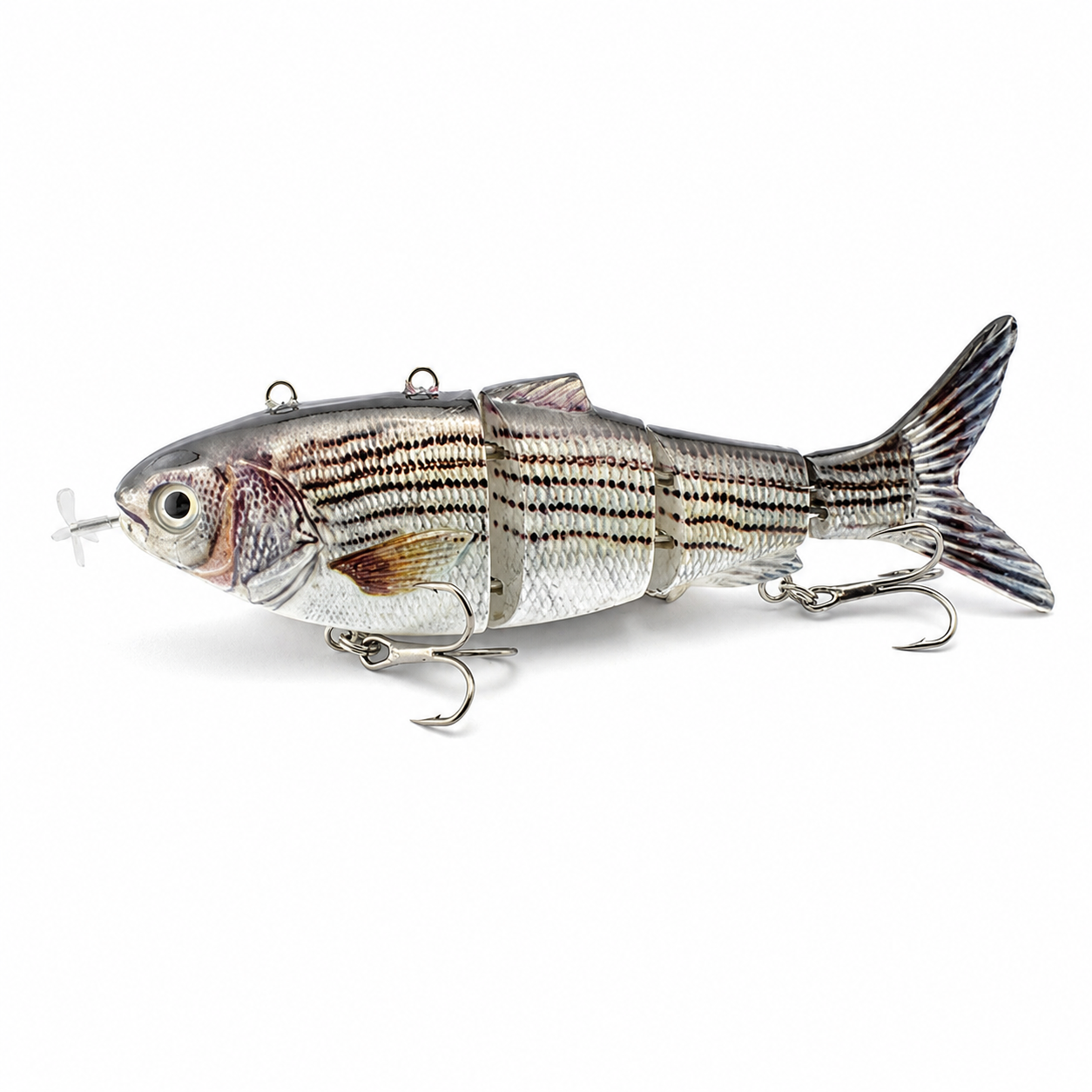 Lifelike Auto Swimming Fishing Lure – 5.12" Rechargeable Robotic Swimbait
