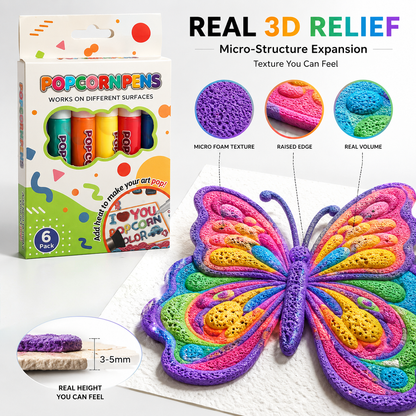 🔥 3D Relief Art Pen – Turn Flat Drawings Into Touchable 3D Art
