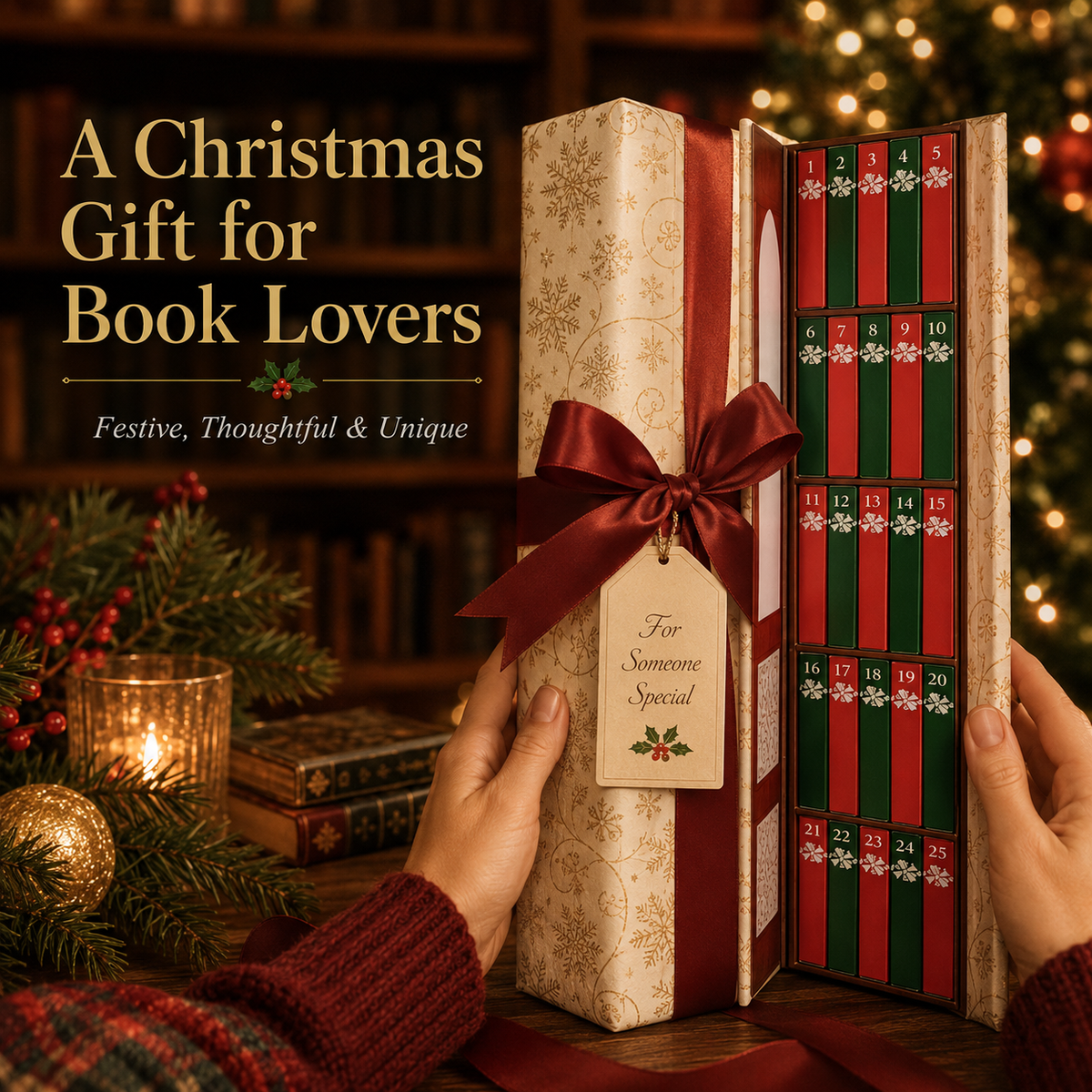 25-Day Mini Book Advent Calendar – 25 Tiny Books for Book Lovers