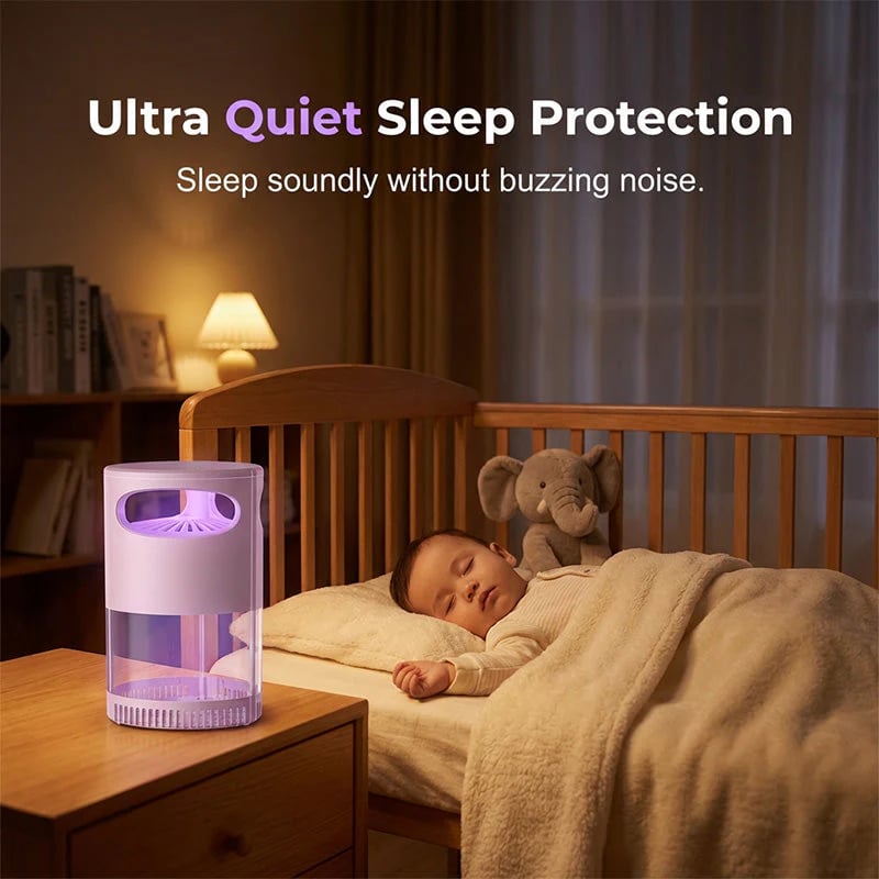 🔥HOT SALE 44% OFF🦟UV Mosquito Killer Lamp – 🔇quiet, USB, chemical-free