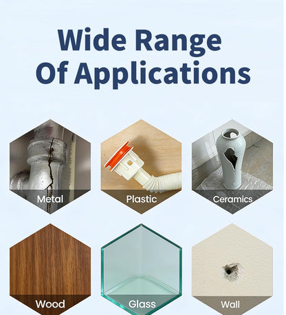 Steel-Reinforced Epoxy Repair Putty Kit – Fill Cracks, Gaps & Broken Surfaces