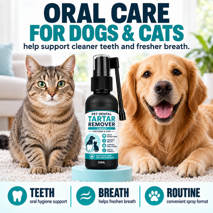 Daily Dental Care Spray for Dogs & Cats | Tartar & Fresh Breath Support