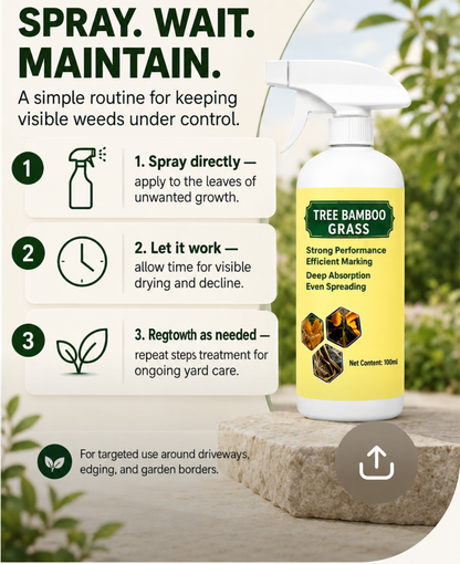 2026 SALE - Fast-Acting Natural Weed & Grass Killer Spray