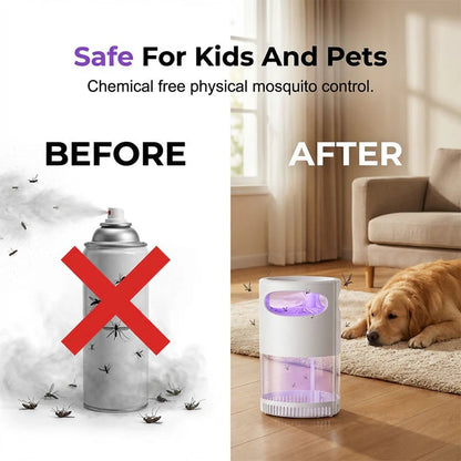 🔥HOT SALE 44% OFF🦟UV Mosquito Killer Lamp – 🔇quiet, USB, chemical-free