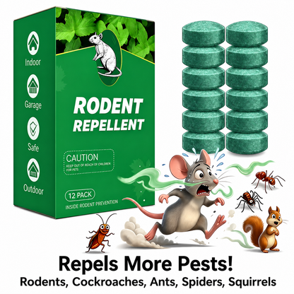 🐭 Keep Rodents Away Naturally – 12-Pack Peppermint & Lemon Repellent Balls 🌿