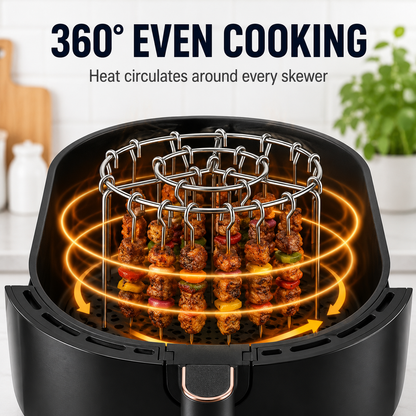 🔥 Air Fryer Kebab Rack – Easy Indoor BBQ 🍢