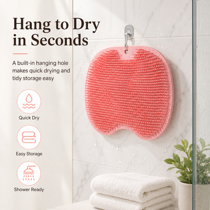 🚿🦶 Foot Spa Scrubber Mat — No More Bending