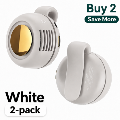 🌞💨 Portable Bladeless Cooling Fan – Hands-Free Waist Fan for Travel, Office & Outdoors ❄️🌬️