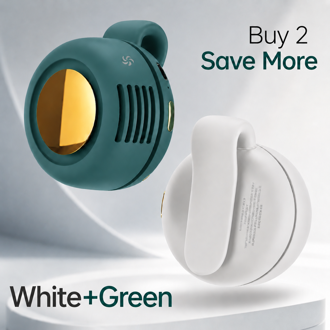 🌞💨 Portable Bladeless Cooling Fan – Hands-Free Waist Fan for Travel, Office & Outdoors ❄️🌬️