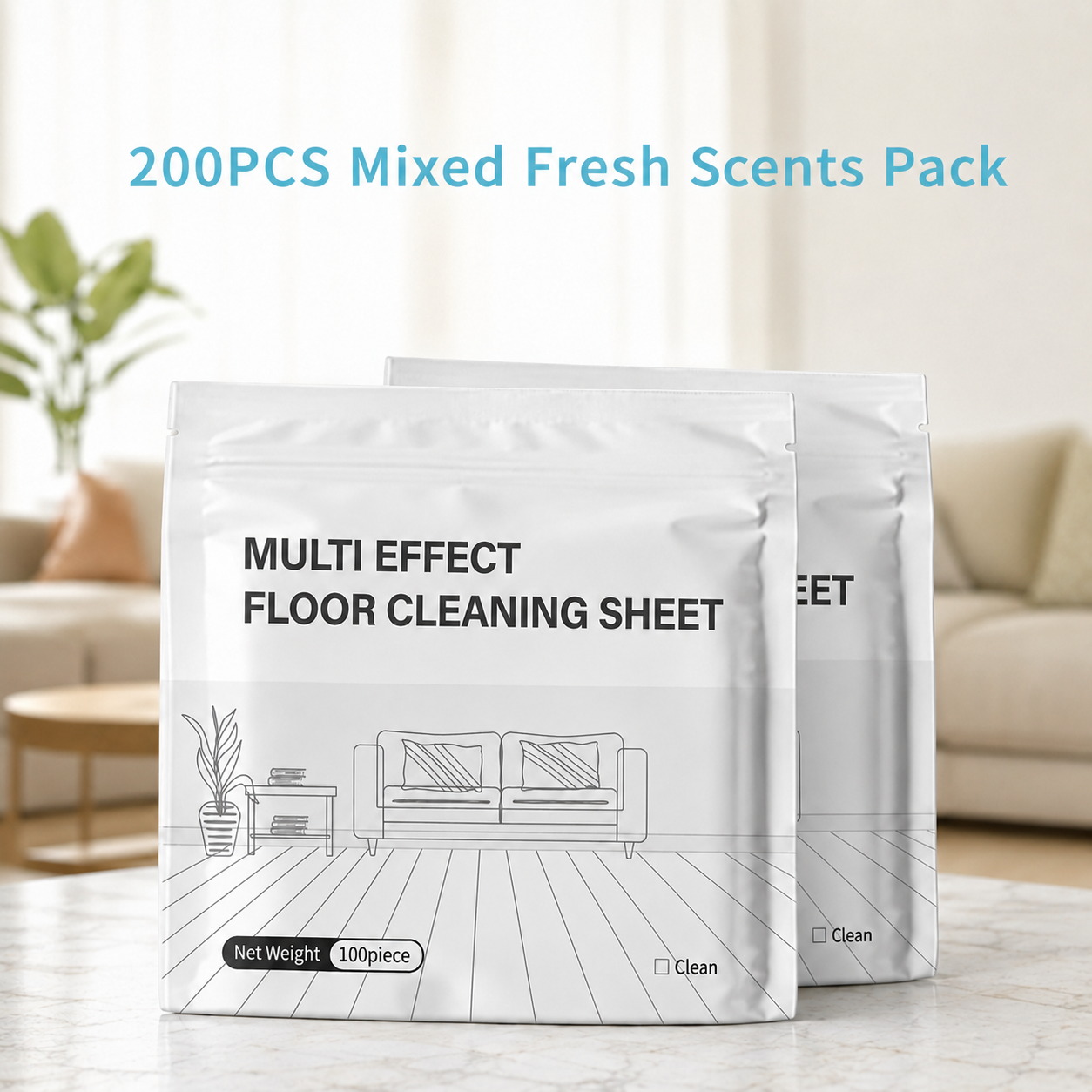 200PCS Mixed Fresh Scents Pack