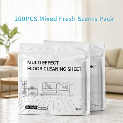 ✨𝑺𝑪𝑵𝑫𝑹® 2026 Multi-Effect Floor Cleaning Sheets — 300PCS Easy-Dissolve Mop Cleaner