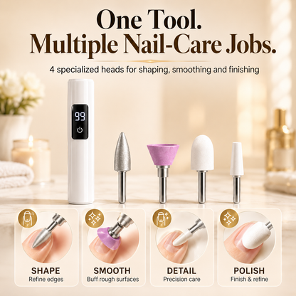 𝑺𝑪𝑵𝑫𝑹® Professional Electric Nail Drill Kit – Digital Speed Manicure & Pedicure System