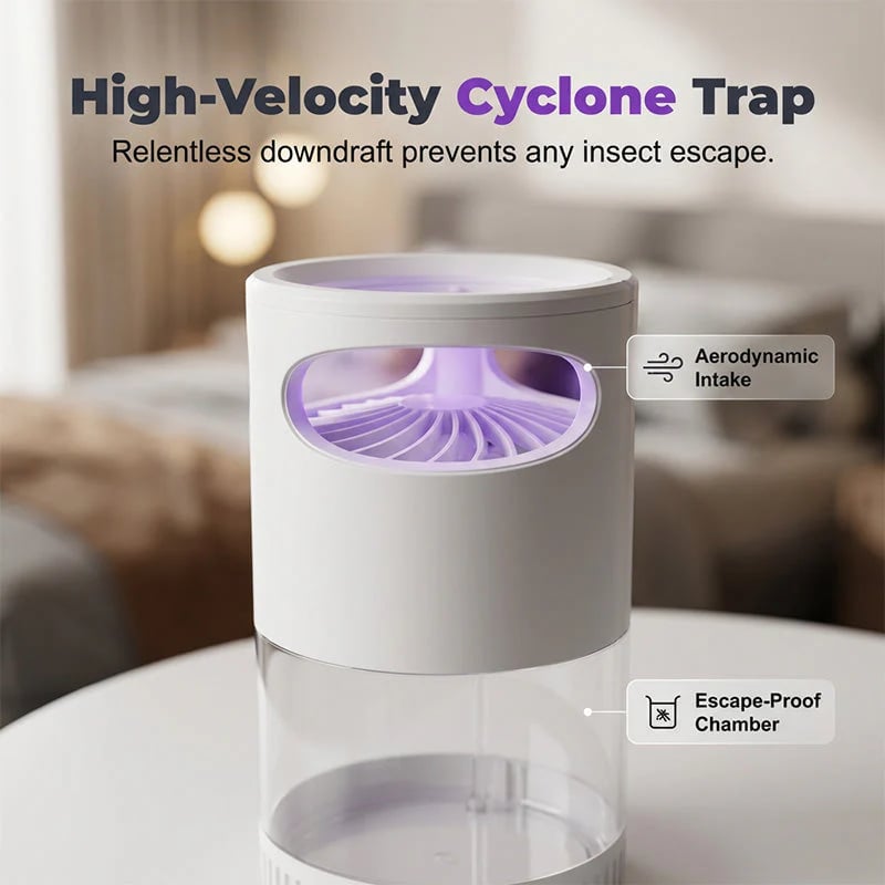 🔥HOT SALE 44% OFF🦟UV Mosquito Killer Lamp – 🔇quiet, USB, chemical-free