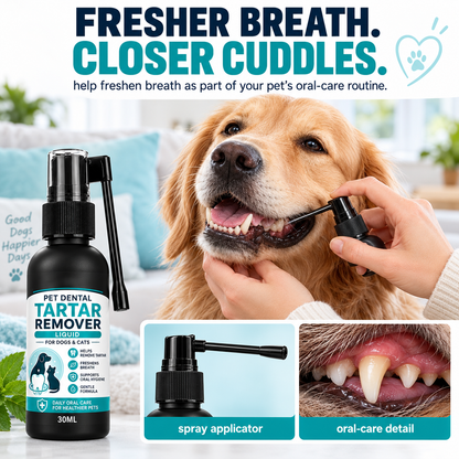 Daily Dental Care Spray for Dogs & Cats | Tartar & Fresh Breath Support