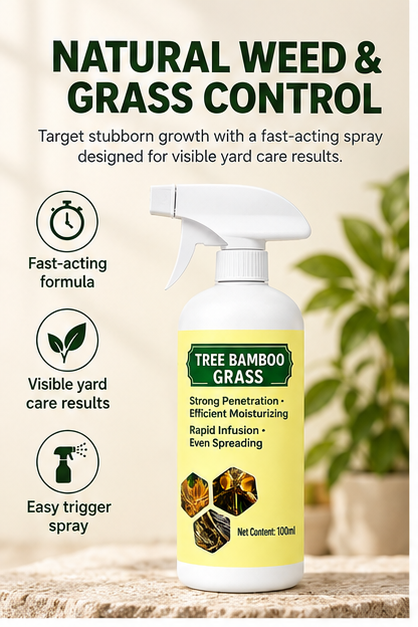 2026 SALE - Fast-Acting Natural Weed & Grass Killer Spray