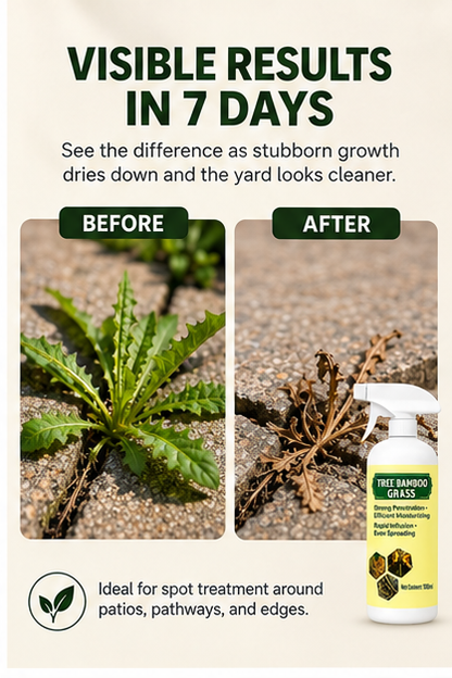 2026 SALE - Fast-Acting Natural Weed & Grass Killer Spray