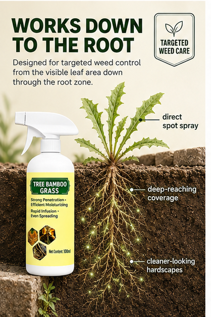 2026 SALE - Fast-Acting Natural Weed & Grass Killer Spray